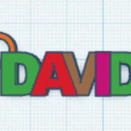 Thẻ tên David (David Name tag)