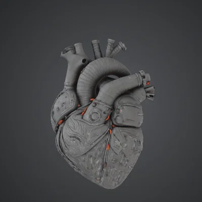 Trái Tim Giải Phẫu Cơ Khí – Steampunk Cybernetic
