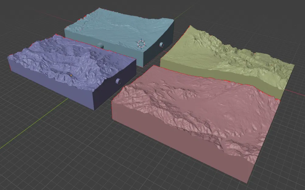 Gran Área Metropolitana (GAM) de Costa Rica – Mô hình địa hình 3D (4 mảnh) - Image 2