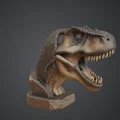 Tượng Bán Thân T-Rex Gầm Thét – Khủng Long Tyrannosaurus Rex - Thumbnail 1