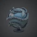 Tượng Địa Cầu Kraken – Thế Giới Bị Xúc Tu Quấn Chặt - Thumbnail 1