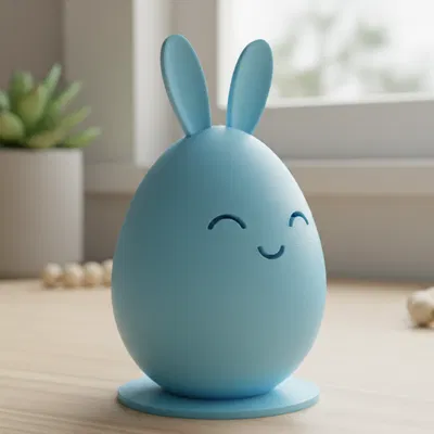 Mô hình Trứng Tai Thỏ (Egg with Bunny Ears Figure)