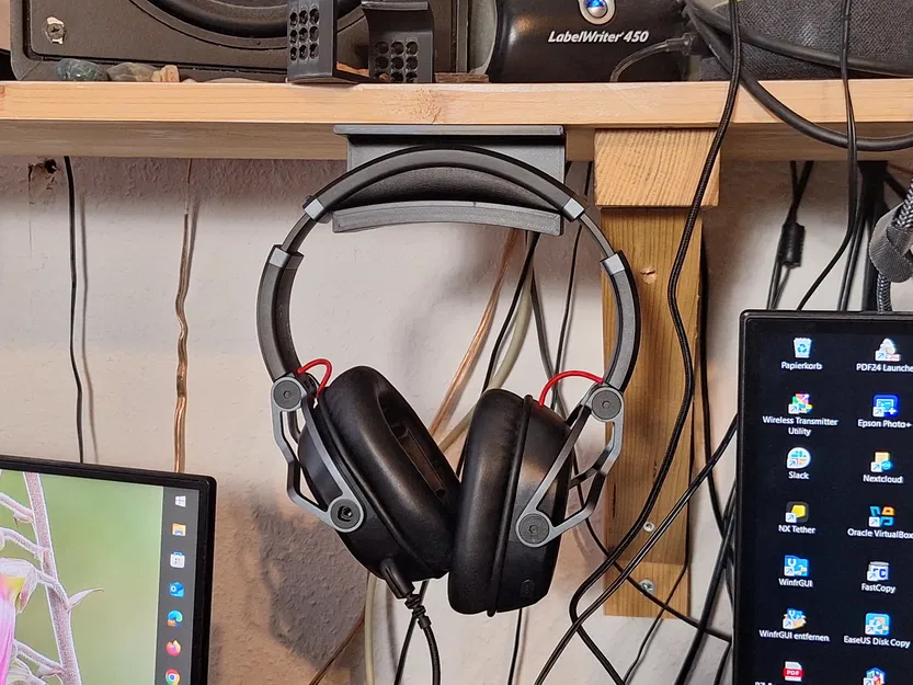 Móc treo tai nghe Teufel CAGE bắt vít dưới kệ - Image 3