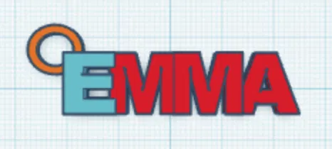 Thẻ tên Emma (Emma name tag) - Image 1