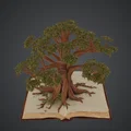 Cây Mọc Từ Quyển Sách Mở (Tree Growing from Open Book) - Thumbnail 3