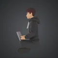 Cậu Thiếu Niên Cách Điệu Cùng Laptop - Thumbnail 2