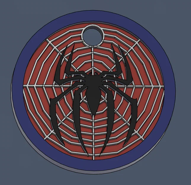 Móc khóa logo Spiderman - Image 1
