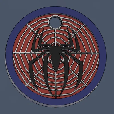 Móc khóa logo Spiderman