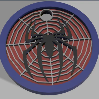 Móc khóa logo Spiderman