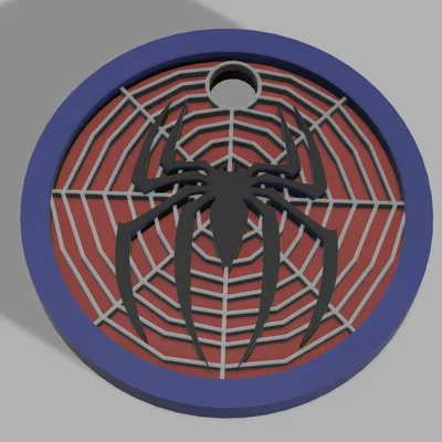Móc khóa logo Spiderman