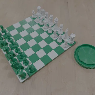 Bộ Cờ Vua Du Lịch Gấp Gọn (Foldable Travel Chess Set)