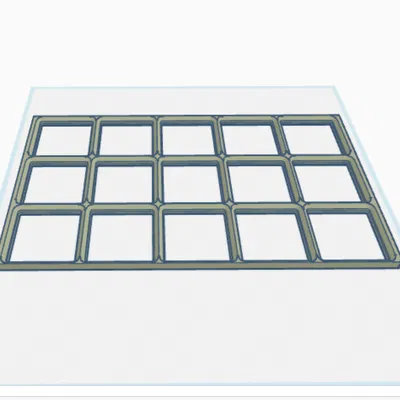 Đế Gridfinity ngăn kéo dưới nhỏ hơn cho US General Mini Toolbox mới (Harbor Freight)