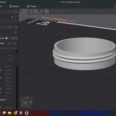 Jig ren nắp Cirkul (Cirkul Cap Thread Jig)