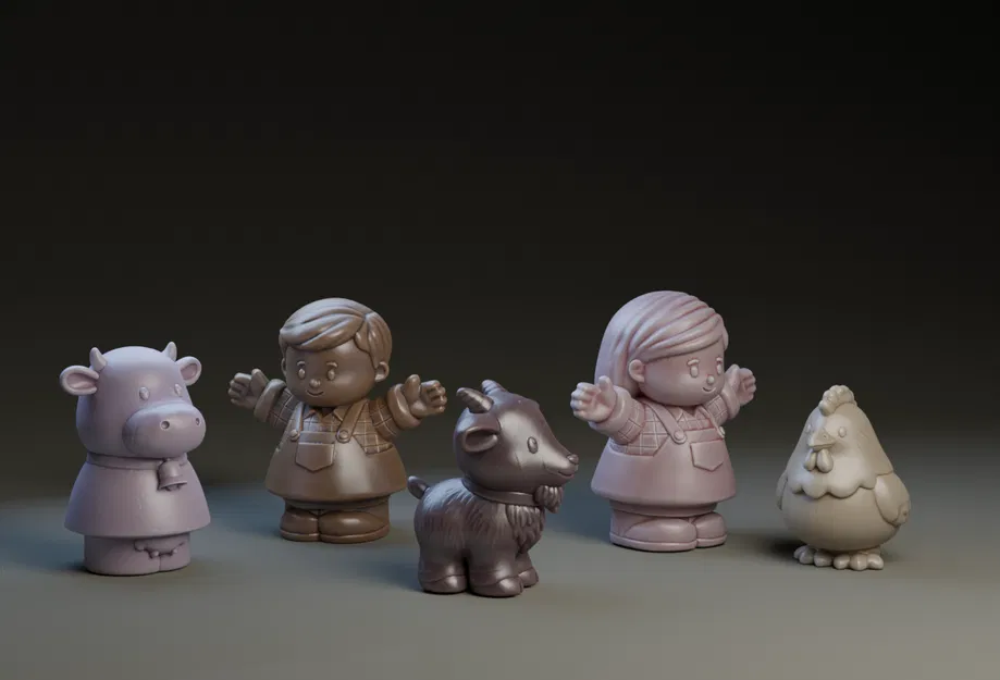 Bộ Gia Đình Nông Trại Hunter-Bids (Hunter-Bids Farm Family Set) - Image 1