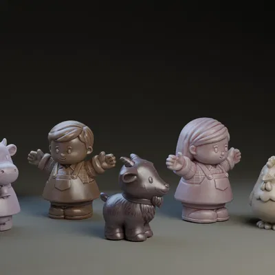 Bộ Gia Đình Nông Trại Hunter-Bids (Hunter-Bids Farm Family Set)