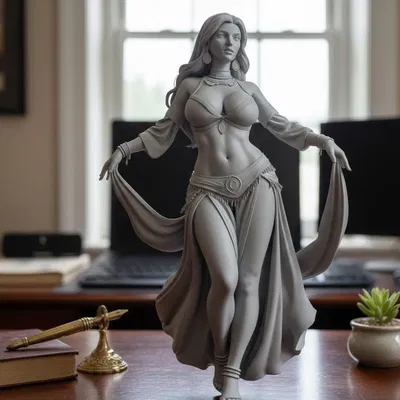 Cô gái Ả Rập gợi cảm ngực lớn đang múa bụng