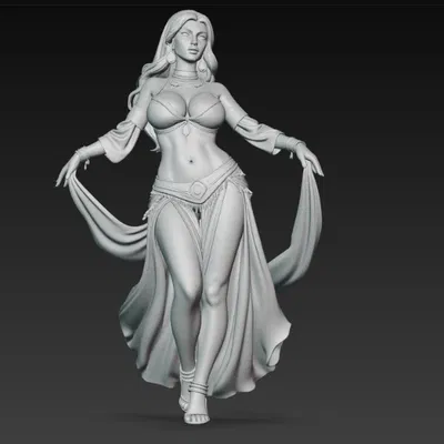 Cô gái Ả Rập gợi cảm ngực lớn đang múa bụng