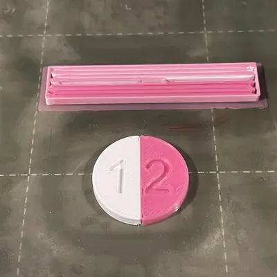 MMU Test Model Two Color Fast - Mẫu test 2 màu in nhanh