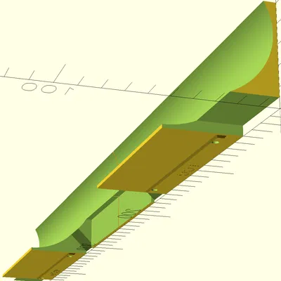 Voron 2.4 - Tấm hướng gió (Air Deflector) cho Chamber Heater dưới bed