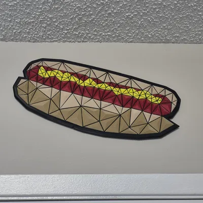 Hotdog Hình Học (Geometric Hotdog)