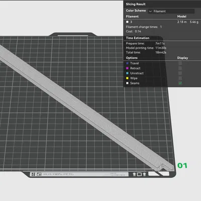 Gioăng cửa P1S bên trái (P1S Door Seal Left)