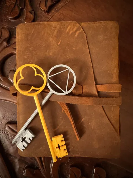 Bộ Chìa Khóa Vương Quốc – Trinity Keys & Đế Blank Remix (Treo tường/Quà/No Supports) - Image 4