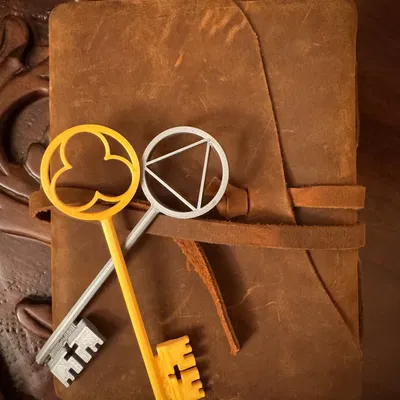 Bộ Chìa Khóa Vương Quốc – Trinity Keys & Đế Blank Remix (Treo tường/Quà/No Supports)