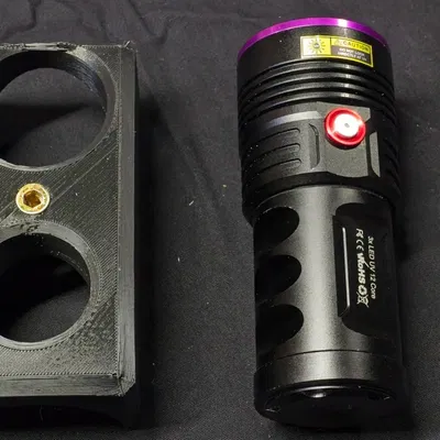 Giá đỡ đèn pin UV ALONEFIRE H42UV có lỗ gắn insert 1/4-20