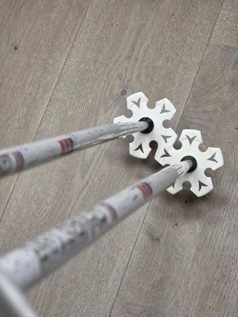 Basket gậy ski Dynastar vintage (Vintage Dynastar Ski Pole Baskets) - Image 2