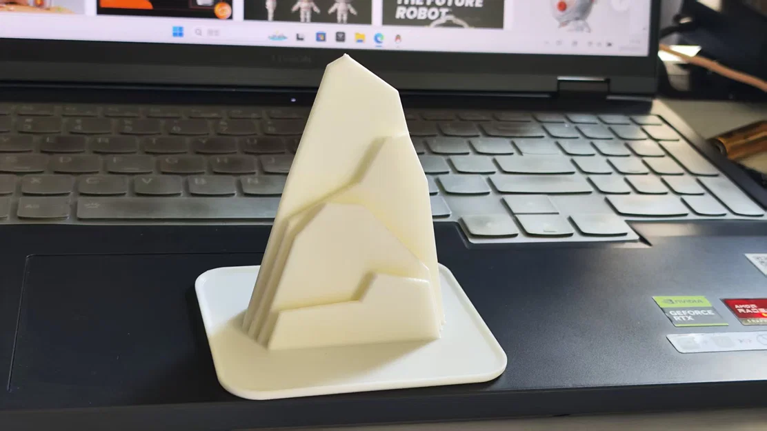 Kệ để note/ghi chú dáng núi cho văn phòng (note holder, message base) - Image 1