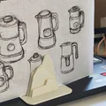 Kệ để note/ghi chú dáng núi cho văn phòng (note holder, message base) - Thumbnail 5