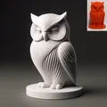 Tượng Cú Mèo (Owl Sculpture #2) - Thumbnail 1