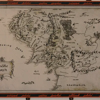 Bản đồ Trung Địa (Middle-earth) cỡ lớn – ghép 15 mảnh
