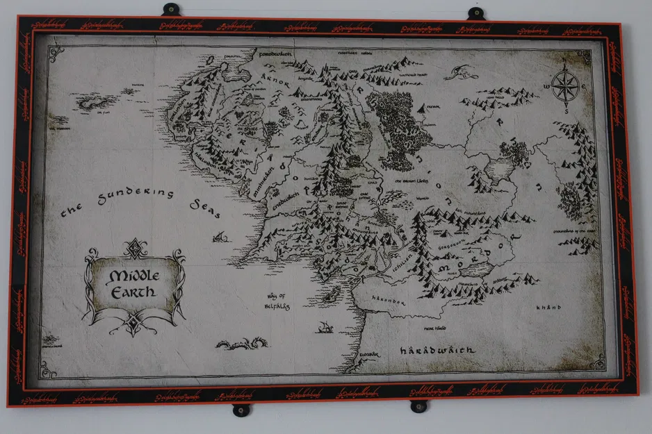 Bản đồ Trung Địa (Middle-earth) cỡ lớn – ghép 15 mảnh - Image 3