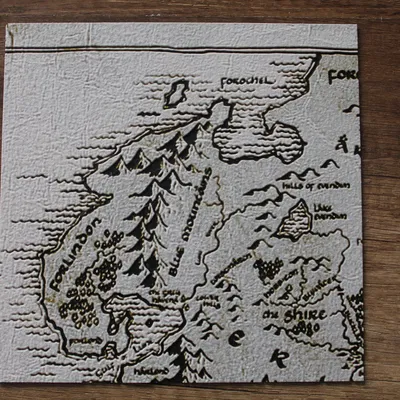 Bản đồ Trung Địa (Middle-earth) cỡ lớn – ghép 15 mảnh