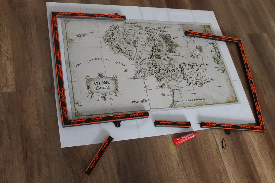 Bản đồ Trung Địa (Middle-earth) cỡ lớn – ghép 15 mảnh - Image 5