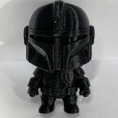 Chibi Mandalorian