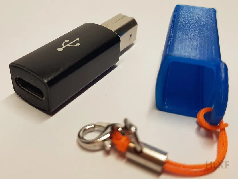 Móc khóa Adapter USB-C to USB-B - Image 1