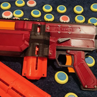 Paragon V2 – Nerf Vortex Flywheel Blaster chạy solenoid (bản remix)