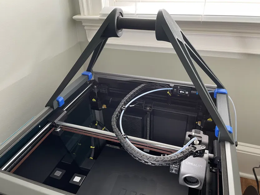 Creality K1 Max - Giá đỡ cuộn trên nóc kèm vòng bi (in TPU) - Image 1