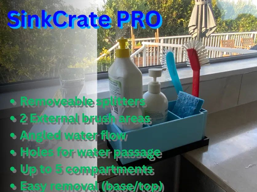 SinkCrate Pro: Bộ Organizer Tối Ưu Cho Khu Vực Bồn Rửa - Image 1