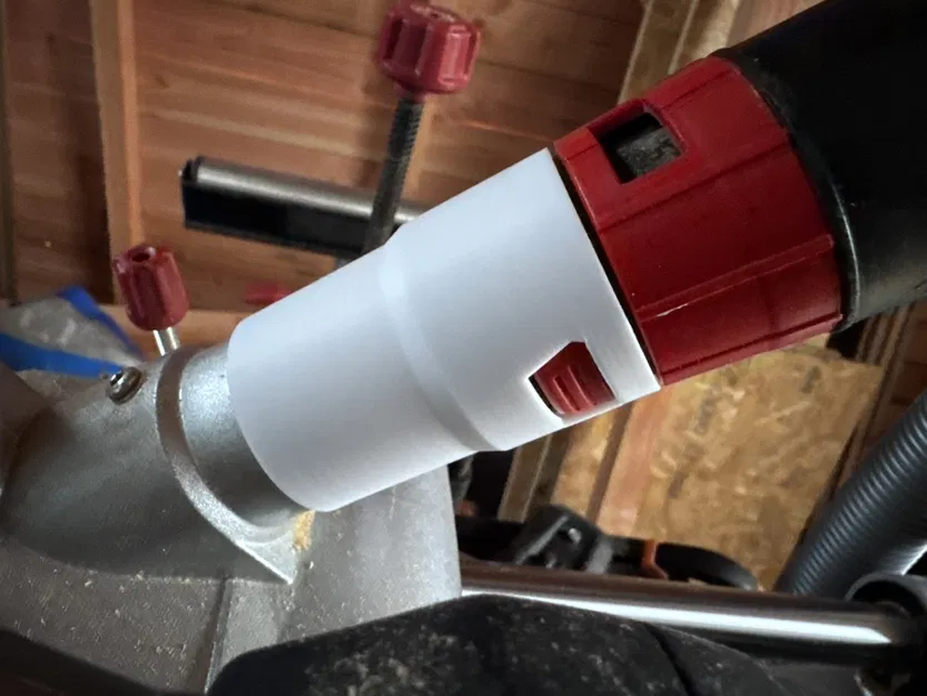 Adapter hút bụi Metabo KG254M sang Bosch AdvanceVac 20 - Image 2