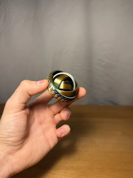 Gyro Fidget Spinner – Spinner kiểu Gyro 7 vòng xoay đa hướng - Image 3