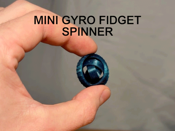 Mini Gyro Fidget Spinner – Con quay gyro mini 5 vòng xoay - Image 1