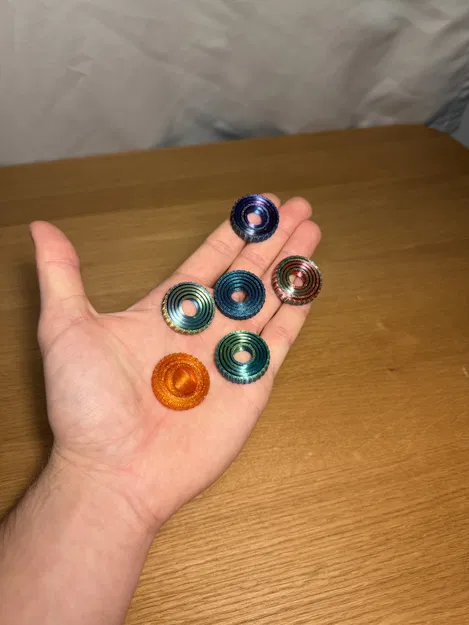 Mini Gyro Fidget Spinner – Con quay gyro mini 5 vòng xoay - Image 3