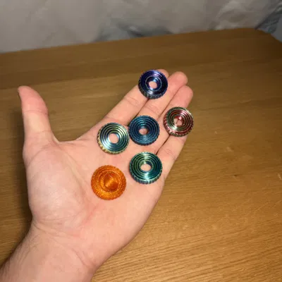 Mini Gyro Fidget Spinner – Con quay gyro mini 5 vòng xoay