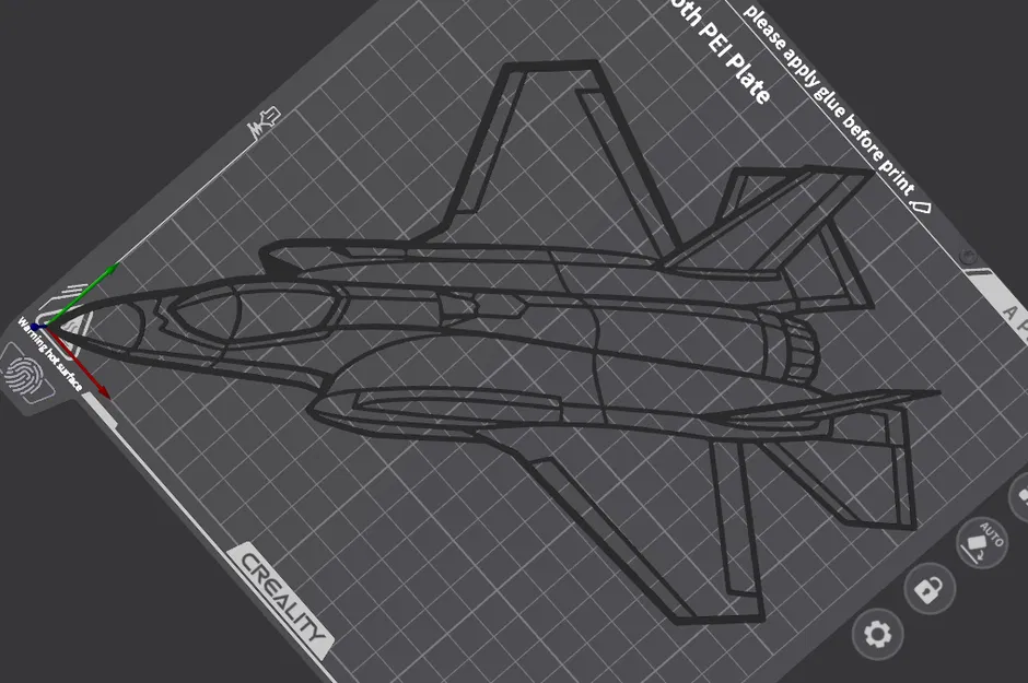 Tranh treo tường góc Lockheed Martin F-35A Lightning II (Silhouette) - Image 2