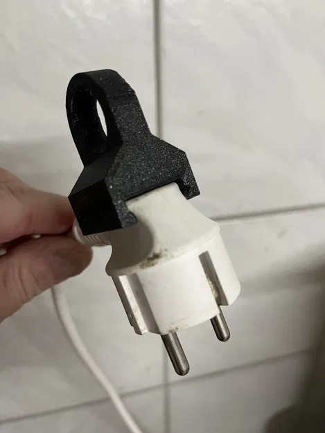 Tay Cầm Phích Cắm Điện - Schuko (OnShape) - Image 1