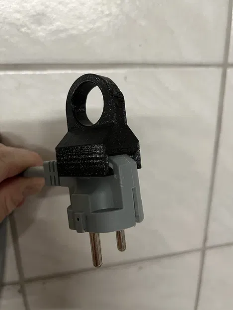 Tay Cầm Phích Cắm Điện - Schuko (OnShape) - Image 2