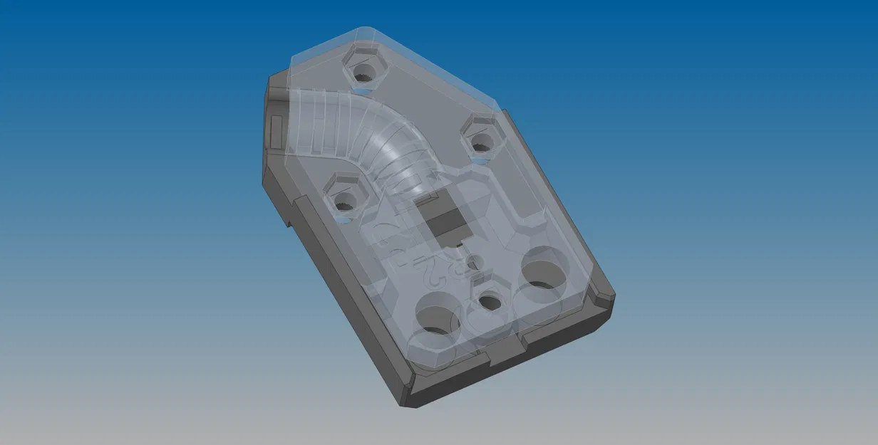 Kẹp che dây heatbed 60° cho Prusa i3 MK3.5S+/MK3.9/MK4/MK4S (IKEA LACK) - Image 1